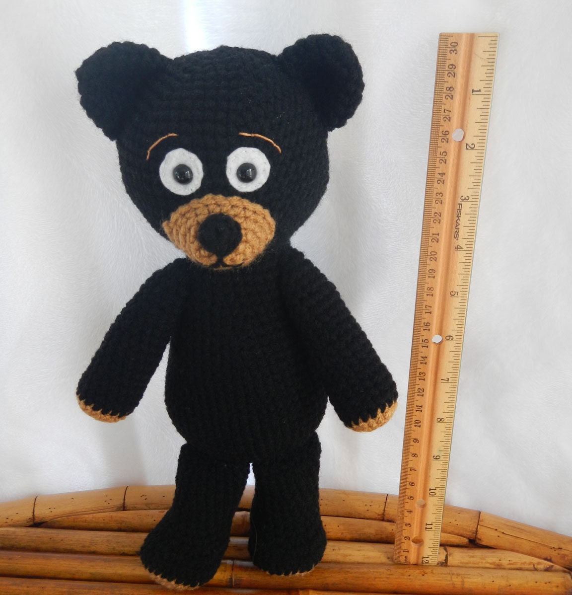 Teddy Bear Crochet Pattern Black Bear PDF Crochet Amigurumi