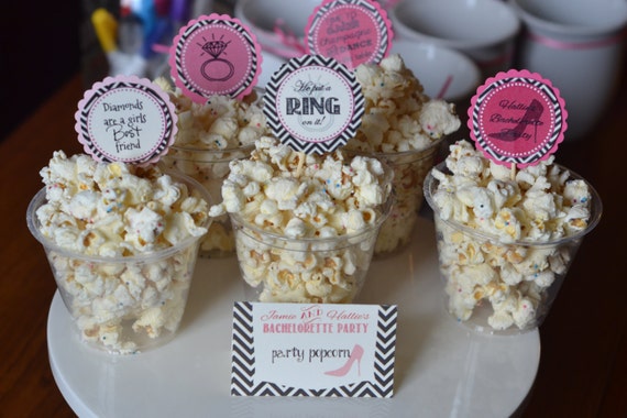 Items similar to Bachelorette Party Decorations - Dessert Toppers ...