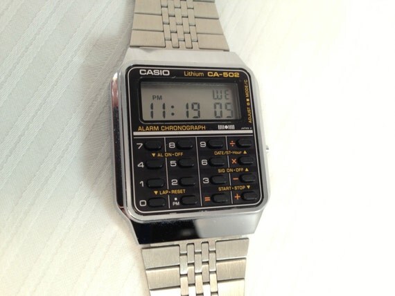 casio vintage calculator