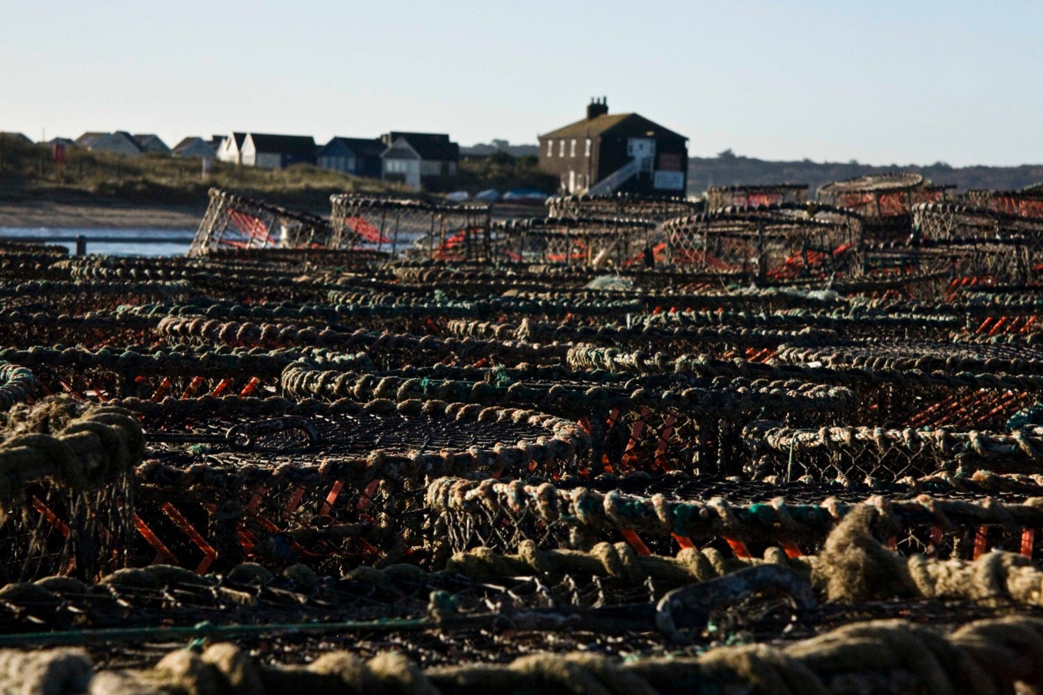 Mudeford Quay & Lobster Pots by IanMcMillanPhoto on Etsy