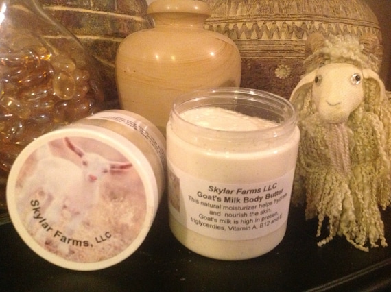 Goat's Milk Body Butter, amazing gentle and Paraben Free.
