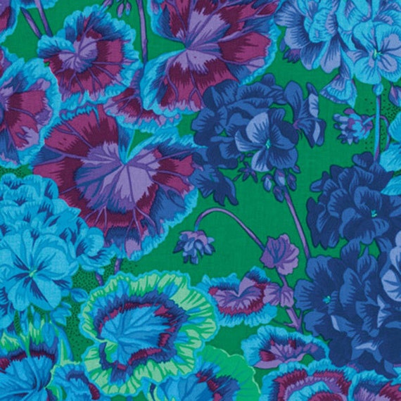 Kaffe Fassett Green Geraniums Gertrude by lucyintheskyquilts