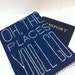 Passport Cover, Oh, the Places You'll Go, Passport Wallet, multi compartment, Passport Cover