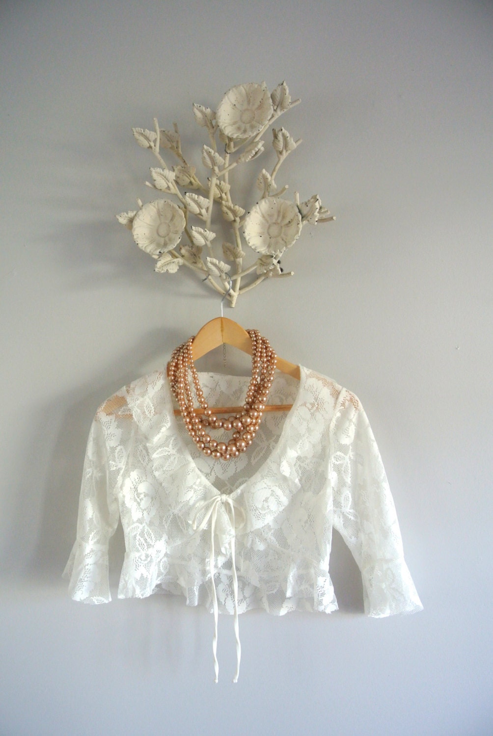 Lace shrug mori girl romantic lace wrap by TrueRebelClothing