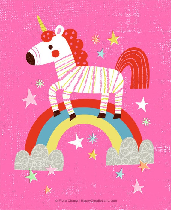 Unicorn - 8 x 10 Print