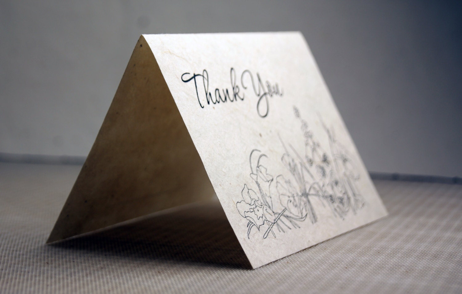 Lovely 30 Blank Cards Recycled Paper