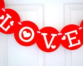 Banner , I Love you Banner, Love wedding garland, Valentine Banner A553 Il_170x135
