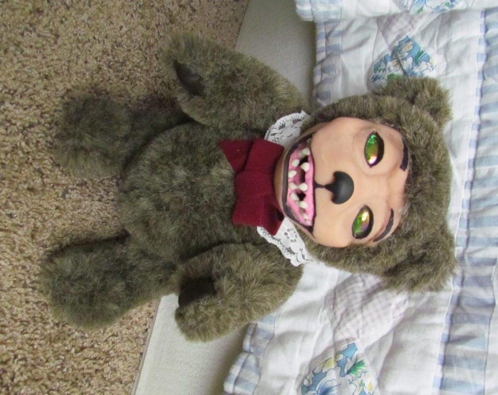 teddy demon plush