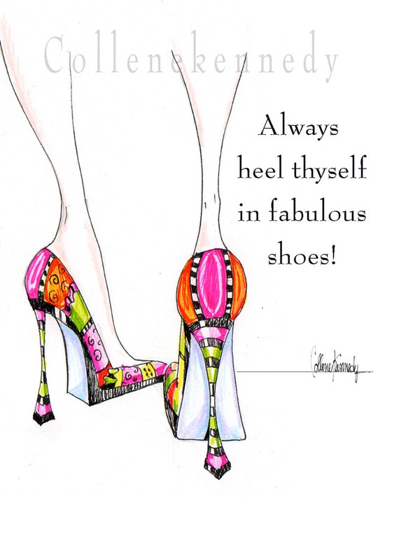 items similar to printable fashion illustration quot is quot 5 quot x7 quot instant items similar to illustrated high heel shoe print with shoe quote on etsy items similar to printable fashion illustration quot is quot 5 quot x7 quot instant items similar to illustrated high heel shoe print with shoe quote on etsy