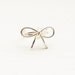 Ear Cuff Silver Bow Dainty Ear Wrap Earcuff