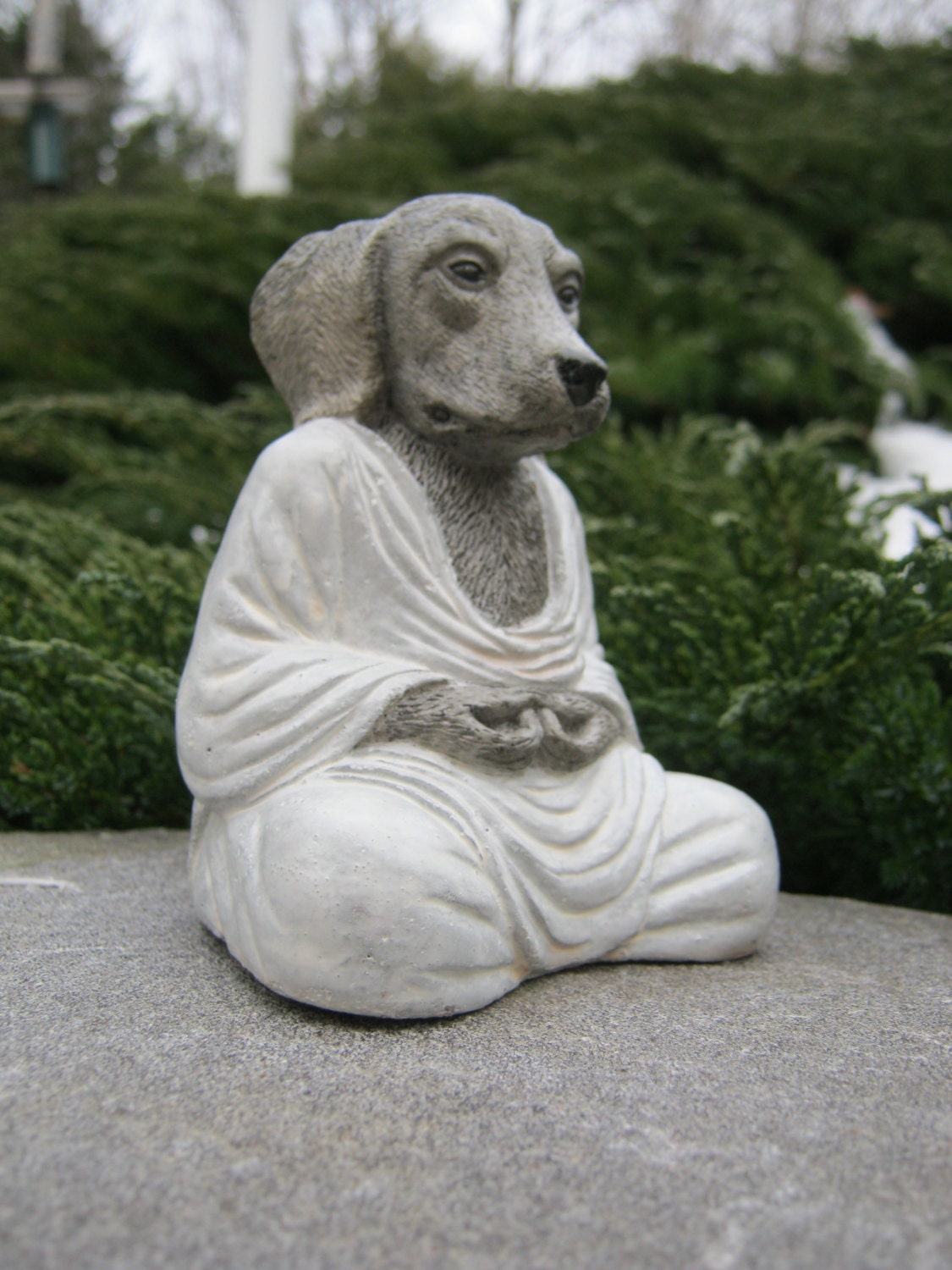 Meditating Dog Buddha Dog Buddhas Meditating by WestWindHomeGarden