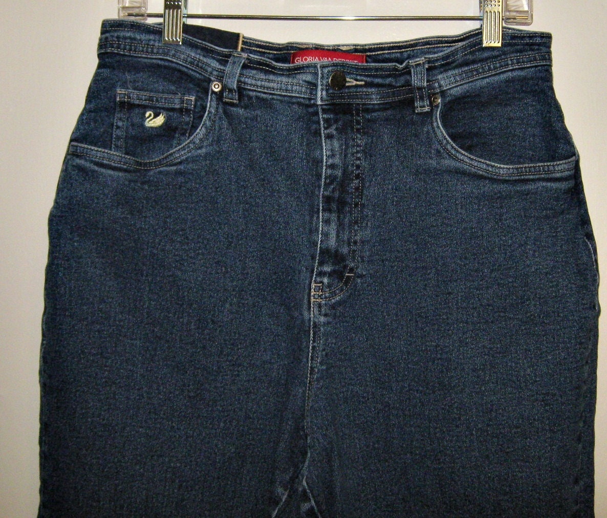 80s Gloria Vanderbilt 5 Pocket Jeans Size 14 Medium Length