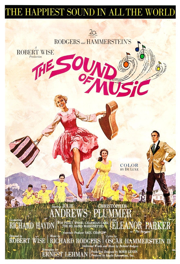 The Sound of Music Movie Musical Poster Print 13x19 or