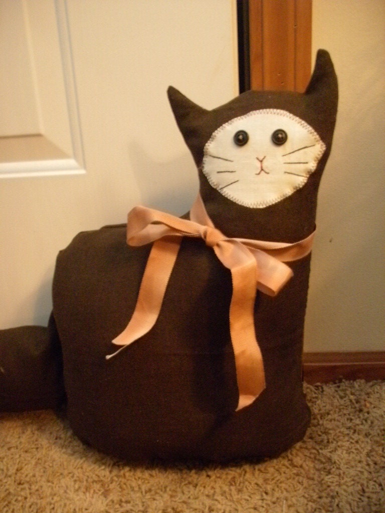 Draft Stopper Cat Kitty Draft Stopper Door Stop Long