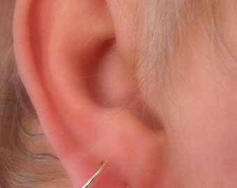 Spiral Earrings/ double piercing Spiral Loop Pair/New Colors Available