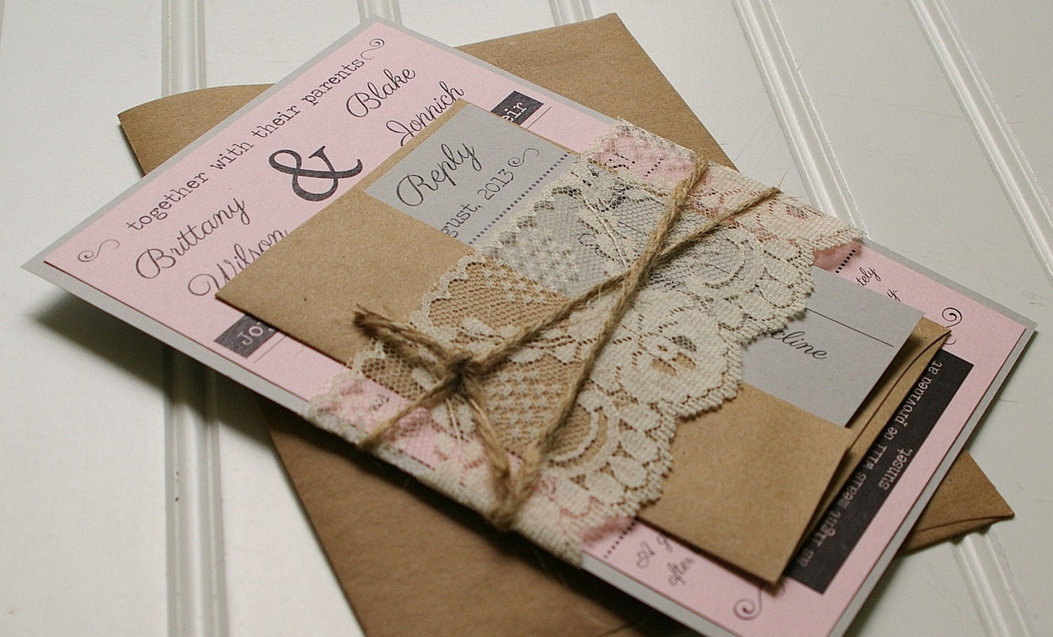 Handmade Wedding Invitations 4