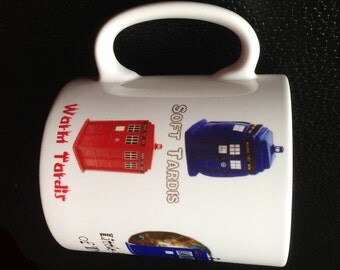 Soft Kitty Inspired Dr. Who Tardis Mug