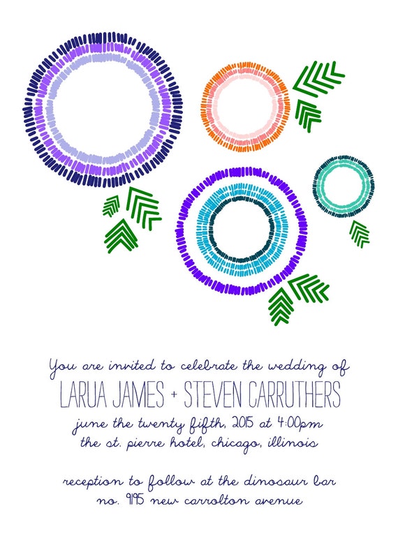 printable invitation: fleur collection