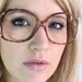 Vintage 70's Cocoa Brown Italian Eyeglasses Sunglass Frames