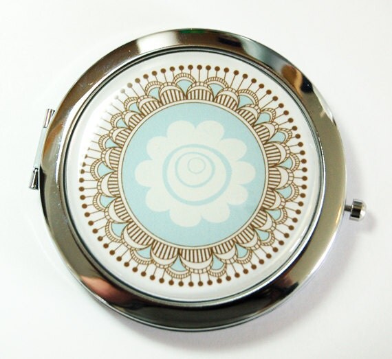 Flower compact mirror mirror purse mirror compact Pocket