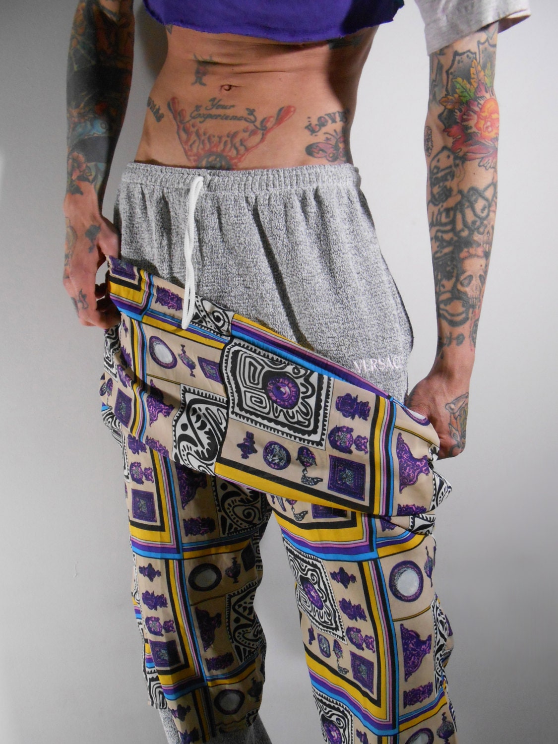 versace sweat pants