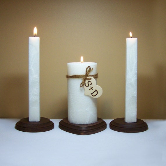 Rustic Wedding Candles 7