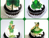 12 St Patricks Day Edible Prints for Cupcakes Cakes and Desserts - Irish - Leprechaun - clover - Il_170x135