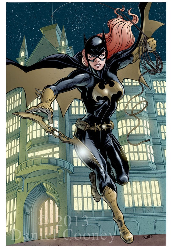 Batgirl Art Print By Dcooneyart On Etsy 9029