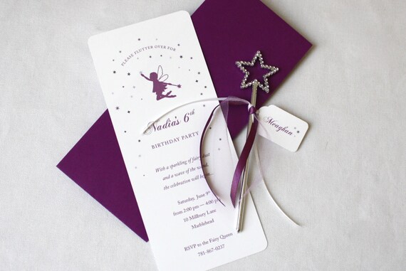 Fairy Wand Invitations 1