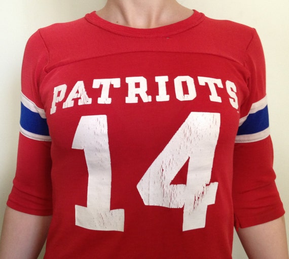 70s 80s Vintage Steve Grogan New England Patriots Jersey