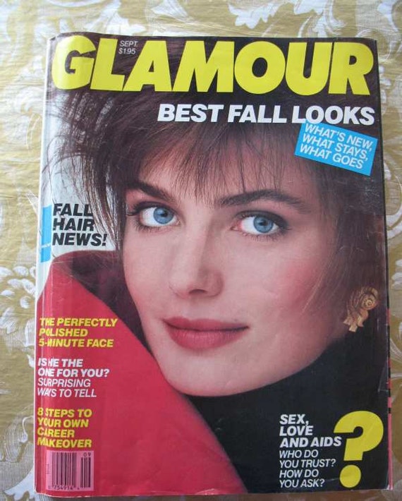 Vintage Glamour Magazine September 1987 Paulina by SewHallie
