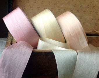 dusty pink silk ribbon