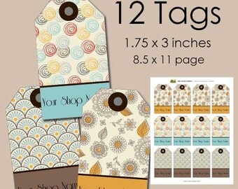 Printable Product Tags--Printable Tags--Tags to Print--Price Tags ...