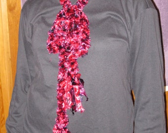 BELT Or SCARF - Can Be Worn Either Way. Handmade with BOA (Eyelash) Yarn.