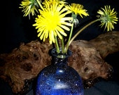 Hand Painted Night Sky Mini Vase or Oil Diffuser 3inches Tall