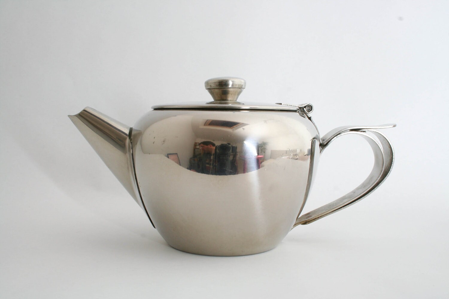 Vintage Stainless Steel Teapot 7