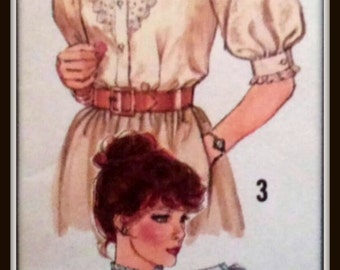 Simplicity 5455 Misses' Blouse Size 8 Uncut