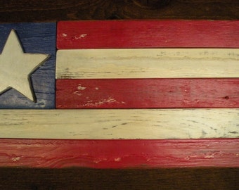 Primitive Flag Wall Decor