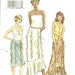 Vogue 7744 Pattern - Misses' Skirt - Lined - Semi-Fitted - Feminine - Special Occasion - Size 8, 10, 12 - Uncut