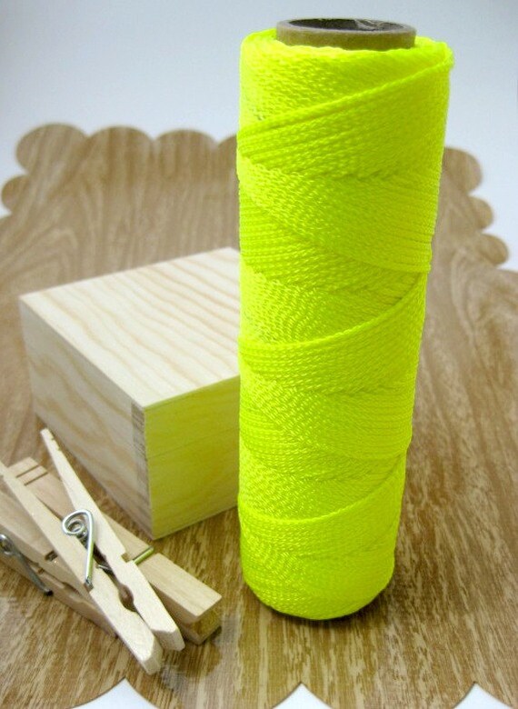 Neon Yellow Mason Twine