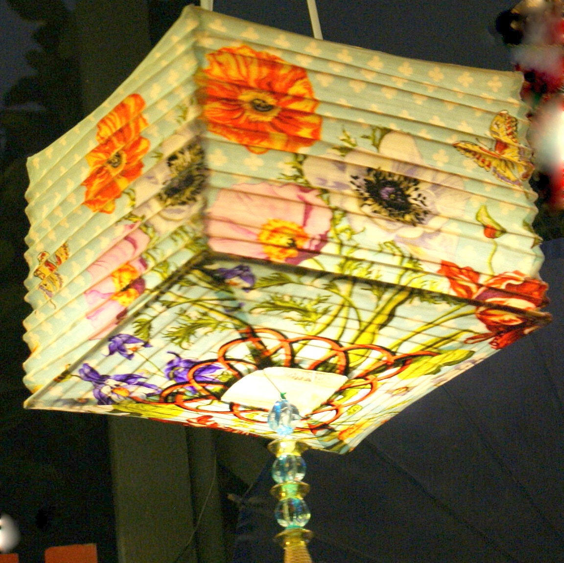 Cute Fabric hanging Lantern Light Shade Lamp Shade Ceiling