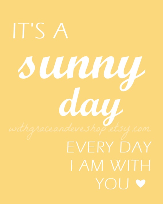 items-similar-to-word-art-print-it-s-a-sunny-day-on-etsy