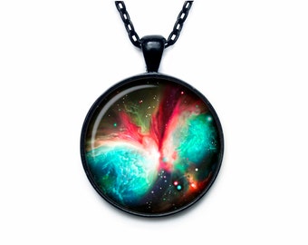 Items Similar To Sale Necklace Trifid Nebula Galaxy Jewelry