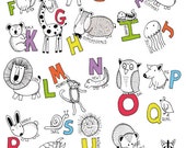Animal Alphabet Illustration