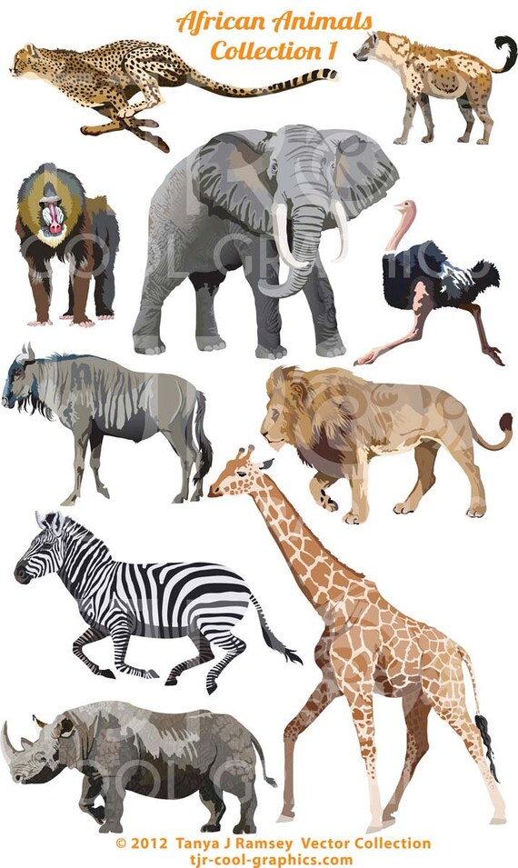 africa animal clipart - photo #30