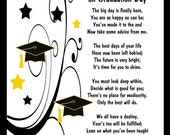 Items similar to For My Daughter on Graduation Day Poem (Digital Print ...
