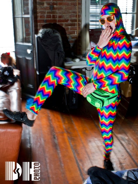 Special Edition Rainbow Zigzag Bodysuit