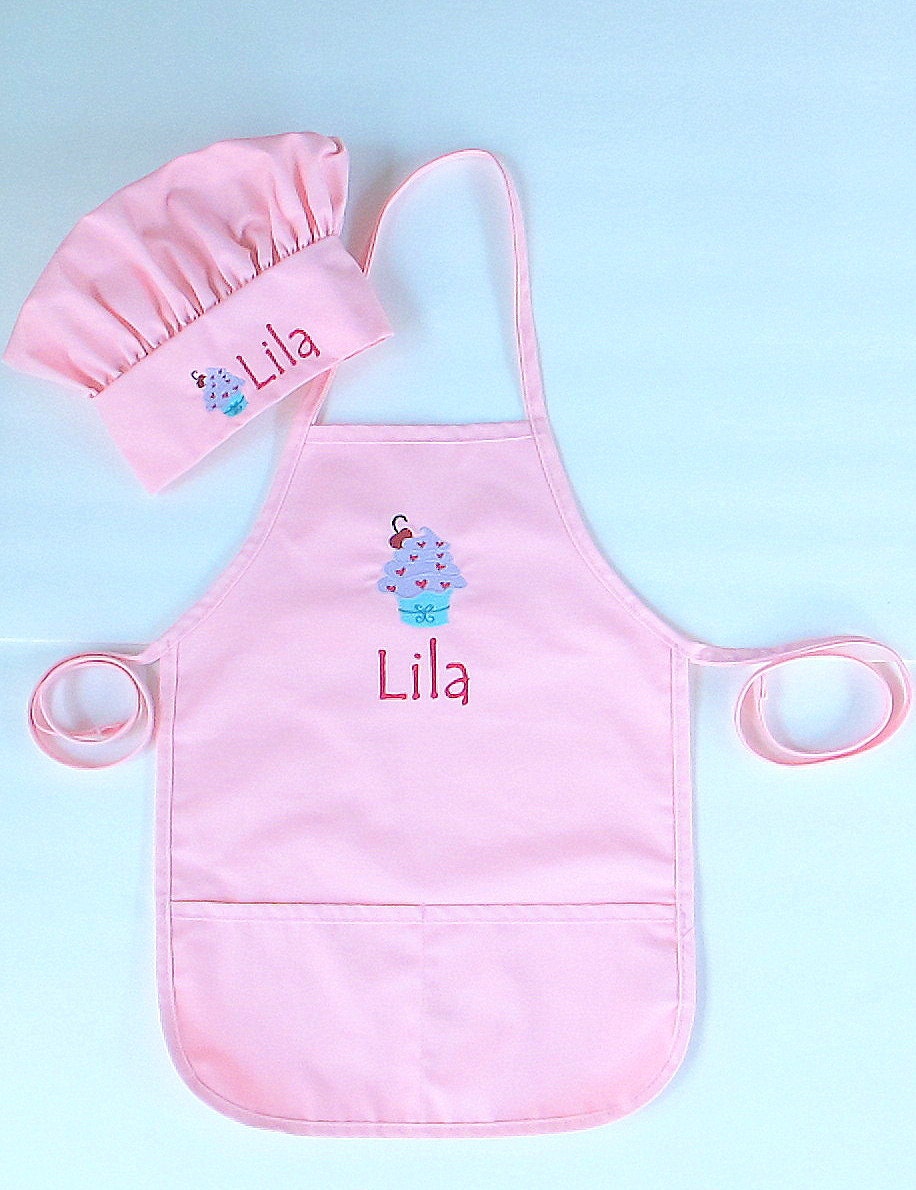 Child's Personalized Apron AND Chef Hat Free