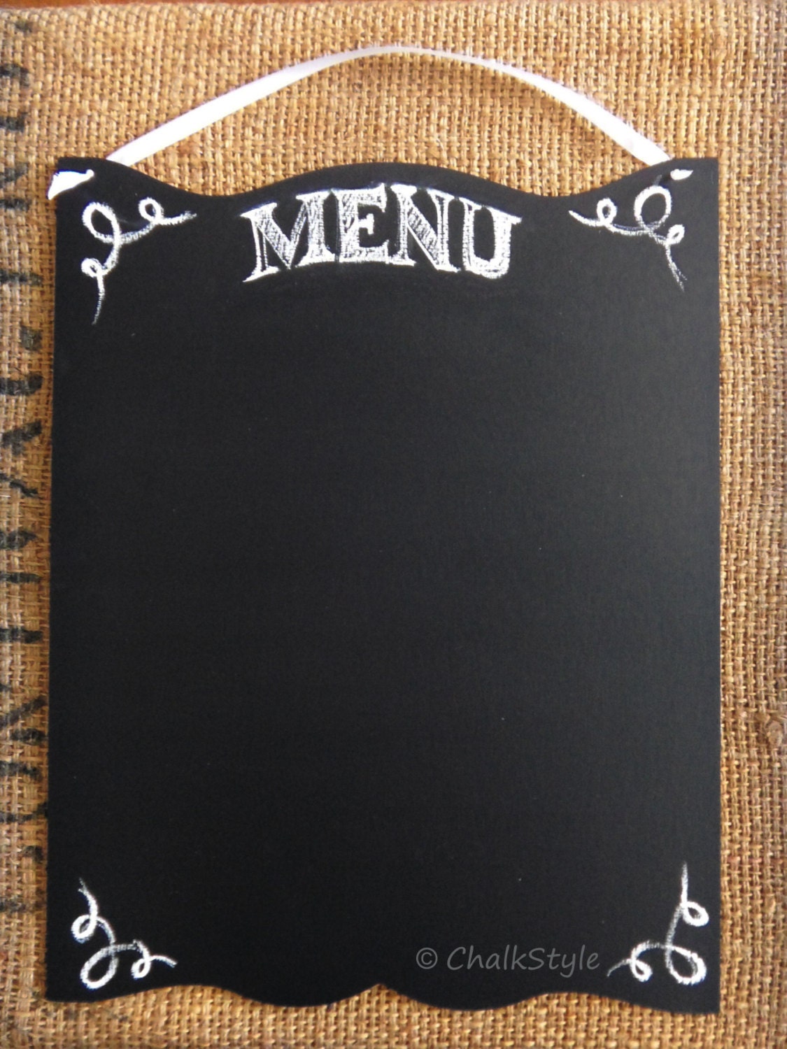 17 5x14 Chalkboard Menu Rustic Wedding Sign Chalk Board   Il Fullxfull.440545585 5j8f 