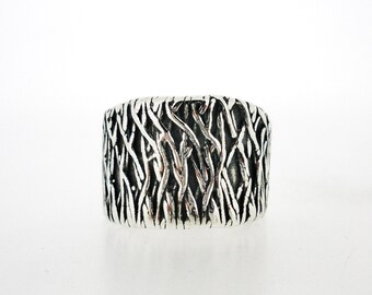 Unisex Sterling Silver Ring,Under 5 0 Dollars, Unique Artistic ...